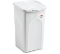 Stefanplast Panier à Linge Primavera Line 25 Litre Plastique Blanc