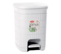 Stefanplast Pattumiera DOMUS HOME COLLECTION 20Lt Blanc Couvercle à Pédale