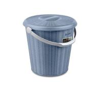 STEFANPLAST PATTUMIERA ELEGANCE CON COPERCHIO 10L BLU AVIO CASA GIARDINO ARREDO