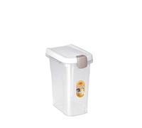 STEFANPLAST Pet food Container 33x22x41cm 15l transparent/blanc pour 6kg de croquettes, 98400