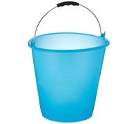 Stefanplast Seau de Maison en polyéthylène, Neutre/Bleu pâle, 15 l