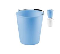 Stefanplast Polyéthylène Maison Seau, Neutre/Bleu pâle, 18 Litre