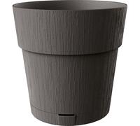 STEFANPLAST Pot de fleur ETHICA - 2 L - 40 x h39 cm - Avec réserve d'eau - Gris
