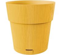 STEFANPLAST Pot de fleur ETHICA - 2 L - 40 x h39 cm - Avec réserve d'eau - Moutarde