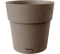 STEFANPLAST Pot de fleur ETHICA - 2 L - 40 x h39 cm - Avec réserve d'eau - Taupe