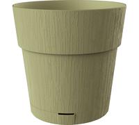 STEFANPLAST Pot de fleur ETHICA - 2 L - 40 x h39 cm - Avec réserve d'eau - Vert olive
