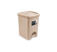 Stefanplast Poubelle Elegance Cachemire 20 litres 31 x 27,5 x 39 cm