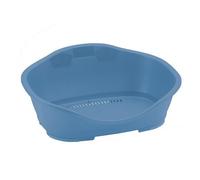 STEFANPLAST Sleeper 1 57x42x24cm chaise longue en plastique bleu pour chien, 99401