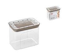 Stefanplast Tosca Conteneur Hermétique Rectangulaire, Polypropylène Transparent