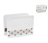 Stefanplast Tosca Porte-Serviettes Gris Tourterelle, de Table pour Aliments