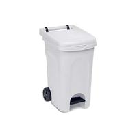 Stefanplast Urban Eco Poubelle à pédale 60 l blanche, comme sur la photo