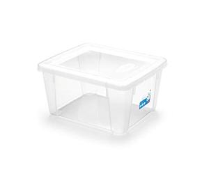 Stefanplast Visual Box Multipurpose Coque, Petite, 19 x 16 x 10 cm, Transparent
