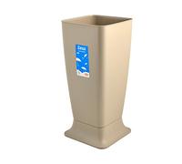 Stefanplast Zeus Porte-Parapluie, Plastique, Gris Tourterelle Clair, 25 x 25 x 55 cm