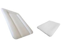 Steff - Lot - Matelas à langer - 70x50 cm - Blanc + Housse de matelas à langer - Blanc - label de qualité OEKO-TEX standard 100