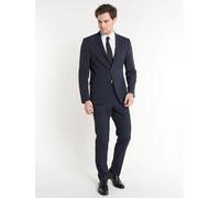 Steffen Klein Costume bleu foncé / blanc, Taille 52