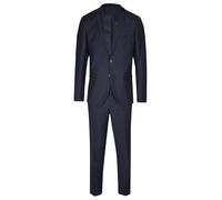 Steffen Klein Costume 2 pièces pour homme - Coupe ajustée - Veste de smoking à 2 boutons, Marine, 54