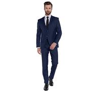 Steffen Klein Costume d'affaires 2 pièces smoking 2 boutons, bleu, 54