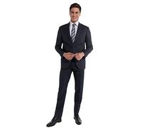 Steffen Klein Costume pour homme, coupe droite, élastique, Marine, 50