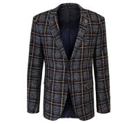 Steffen Klein Veste de costume marine / bleu fumé / noisette, Taille 50