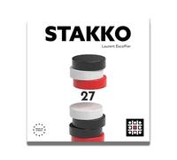 Steffen Spiele - Stakko - Jeu d’Empilement Stratégique pour 2 Joueurs - Sois Le Premier à Former La Pile La Plus Haute sur La Base De L’adversaire - À Partir de 9 Ans