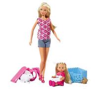 Steffi Love Poupée Happy Animals 2 29 cm pour enfants Rose
