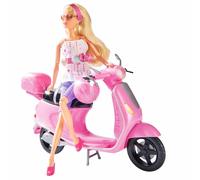 Simba Poupée Steffi Love avec scooter chic rose 30 cm Enfants