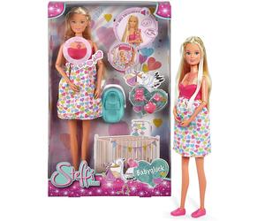 Steffi Love Babyglück Poupée enceinte avec accessoires