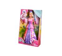 Steffi Love Magic Rainbow Poupée avec robe magique à retourner sur la couronne, 29 cm, à partir de 3 ans