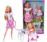Steffi Love poupée dalmatien Evi Love 2 poupées 29 et 12 cm 2 Figurines Dalmatien Tro G