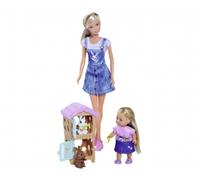 Simba Poupées Steffi Love Lapin + Evi Love – Accessoires inclus – Dès 3 ans