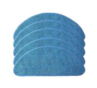 SteFik Pièces de Rechange. Compatible for Ecovacs Deebot 605, aspirateur Robot, Brosse Principale, Filtre Hepa, Brosse latérale, Kit d'accessoires, Outils de Nettoyage (Color : 5 Mops)