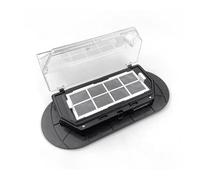 SteFik Réservoirs d'eau. Compatible for aspirateur Robot 360 S6, Accessoires, boîte à poussière, Filtre, Remplacement de balayeuse à Domicile, pièces de Rechange (Color : Nero)