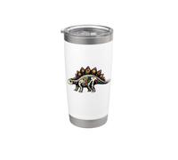 Stégosaure Dinosaure Crâne Mexicain Sucre Calavera Mexique Gobelet isotherme en acier inoxydable double paroi