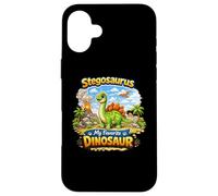 Stégosaure : Mon Dinosaure préféré Coque pour iPhone 16 Plus