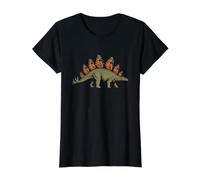 Stégosaure Monarque Papillon Dinosaure Art Préhistorique T-Shirt Graphique avec Valeur