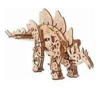 UGEARS Puzzle 3D en bois Stégosaure – Maquette mécanique à construire, mouvements authentiques – G