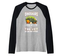 Stegosaurus Dinosaurs Never Went to The Vet Veterinarian Manche Raglan