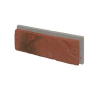 STEGU Aruba 1, Panneau Mural Pierre, Briquettes Décoratives Murales Béton Imitation Brique Ancienne 0,59 m² Pierre de Parement Intérieur Extérieur, 21x6,5 cm, Rouge