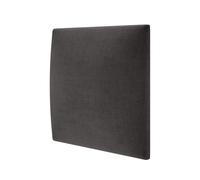 STEGU Basic 1, Panneau Mural Rembourré, Coussin Mural comme Tête de Lit pour Lit, Lambris 3D avec Mousse, Réduit Le Bruit et Améliore L'acoustique, 30 x 30 cm, Marron Graphite