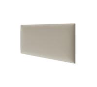 STEGU Mollis Duo Panneau Mural Rembourré, Coussin Mural comme tête de lit pour lit, Lambris 3D avec Mousse, Décoration Murale, 60 x 30 cm, Beige Grisé