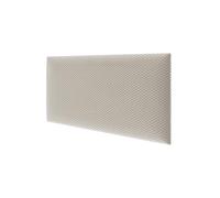 STEGU Mollis Frotti Panneau Mural Rembourré, Chenille Bou Coussin Mural comme Tête de Lit pour Lit, Lambris 3D avec Mousse, 60 x 30 cm, Ivoire