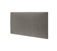 STEGU mollis Melange | Panneau Mural Décoratif | Panneau Acoustique | Isolation Phonique | Tête de Lit | Montage sans Perçage | Velours | Intérieur | 60x30 cm | Gris Argenté