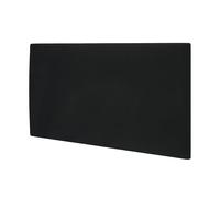 STEGU mollis Simple Panneau Mural Décoratif | Panneau Acoustique | Isolation Phonique | Tête de Lit | Montage sans Perçage | Velours | Intérieur | 60x30 cm | Noir