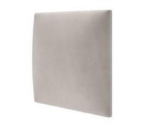 STEGU Mollis Simple Panneau Mural Rembourré, Coussin Mural comme tête de lit pour lit, Lambris 3D avec Mousse, Decoration Murale pour Chambre, Chambre d'enfant, Bureau, 30 x 30 cm, Beige Clair