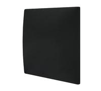STEGU Mollis Simple Panneau Mural Rembourré, Coussin Mural comme tête de lit pour lit, Lambris 3D avec Mousse, Decoration Murale Velours pour Chambre, Chambre d'enfant, Bureau, 30 x 30 cm, Noir