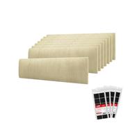 STEGU Panneau Mural 3D Rembourré 60x15cm Acoustique Lambris Lot 8 Beige