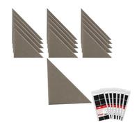STEGU Panneau Mural 3D Rembourré Triangle 30x30cm Acoustique Lot 16 Gris