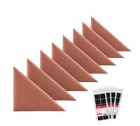 STEGU Panneau Mural 3D Rembourré Triangle 30x30cm Acoustique Lot 8 Rose