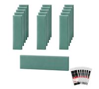 STEGU Panneau Mural Rembourré 60x15cm Acoustique Lambris Lot 16 Vert Menthe