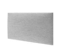STEGU Simple, Panneau Mural Rembourré, Coussin Mural comme tête de lit pour lit, Decoration Lambris 3D avec Mousse pour Chambre, Chambre d'enfant, Bureau, Couloir, 60 x 30 cm, Gris Clair